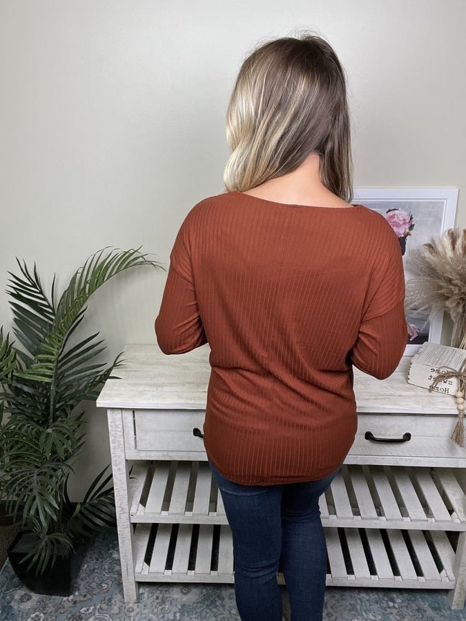 Dreaming Bigger Women's Hi-Low Stretchy Long Sleeve Top *Final Sale*