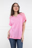 Relax With Me Women's Casual Knit Short Sleeve Top