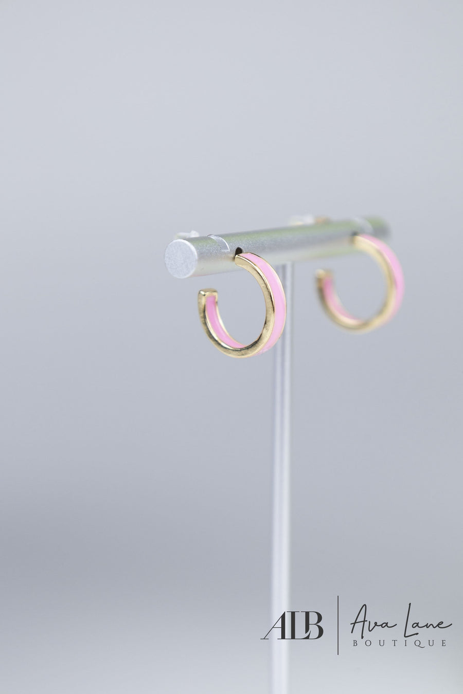B.b Lila Stay Radiant Hoop Earrings