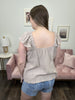 Perfect For You Women's A-Line Square Neck Short Sleeve Top *Final Sale*