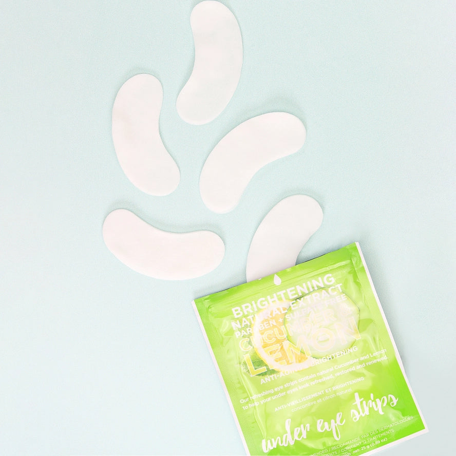 Women's Cucumber and Lemon Brightening Under Eye Strips