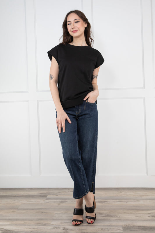 Building Blocks Women's Crew Neck Short Sleeve Top *Final Sale*