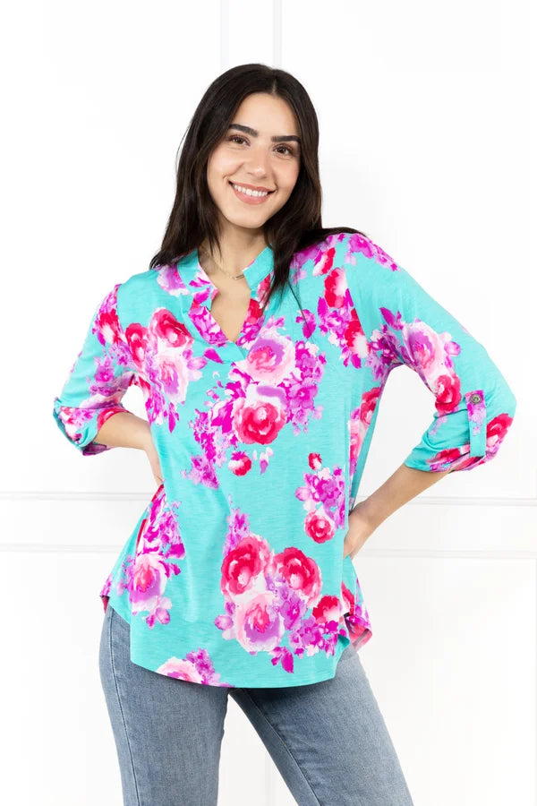 Lizzy Women's 3/4 Sleeve Top