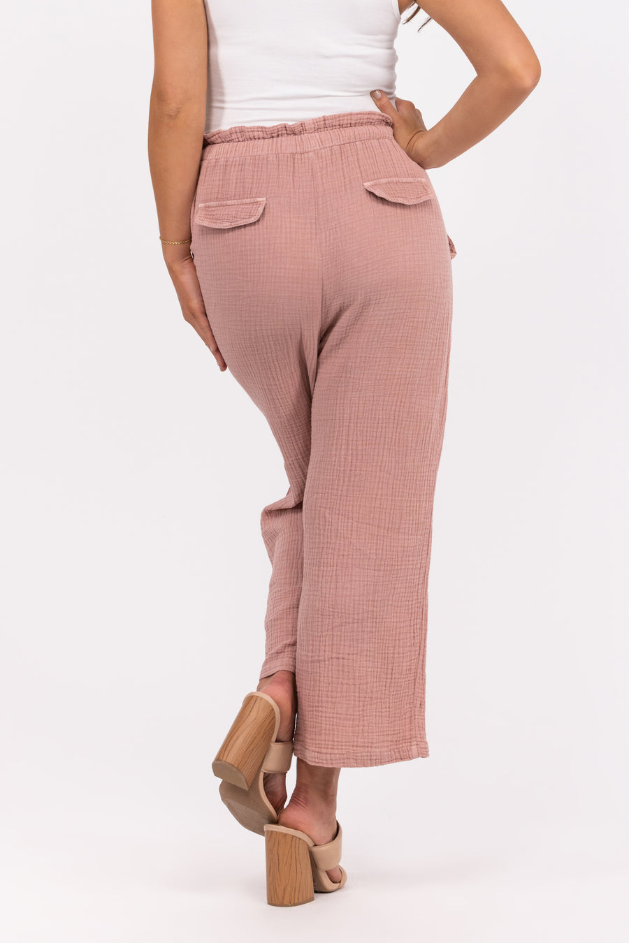 Funky Fun Women's Textured Drawstring Pants