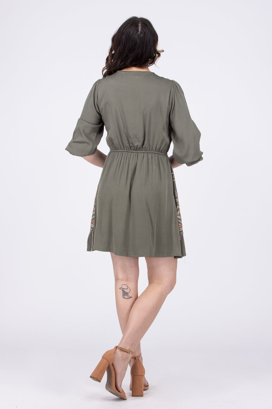 Take Control Women's Flared V-Neck Dress * Final Sale*