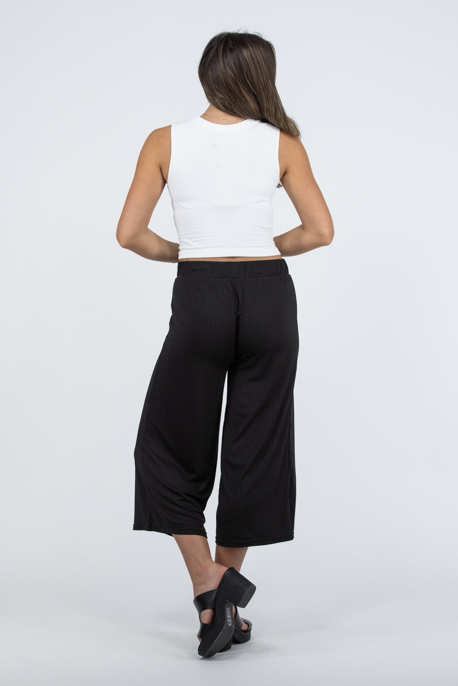 Cooler Than You Women's Ribbed Capri Culottes