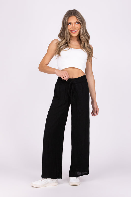 Wonderlust Women's Smocked Drawstring Pants