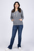 Mine Please Women's Long Sleeve Hoodie Top