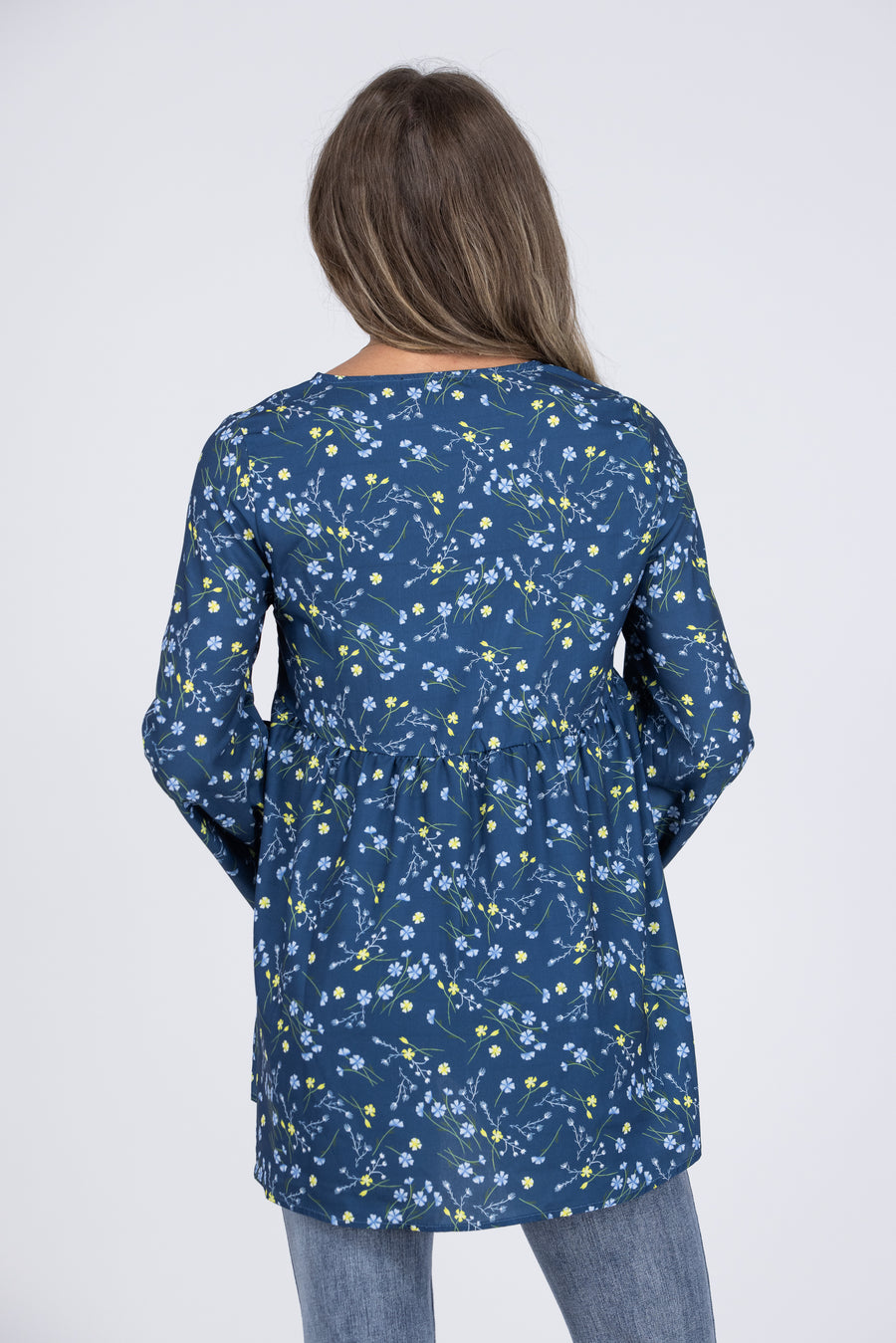 No Concerns Women's Baby Doll Long Sleeve Top *Final Sale*