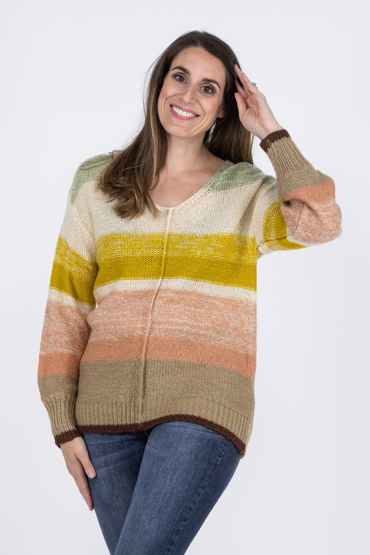 Gorgeous Gal Women's V-Neck Sweater *Final Sale*