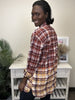 Nothing To Say Women's Plaid Button Down Long Sleeve Top *Final Sale*