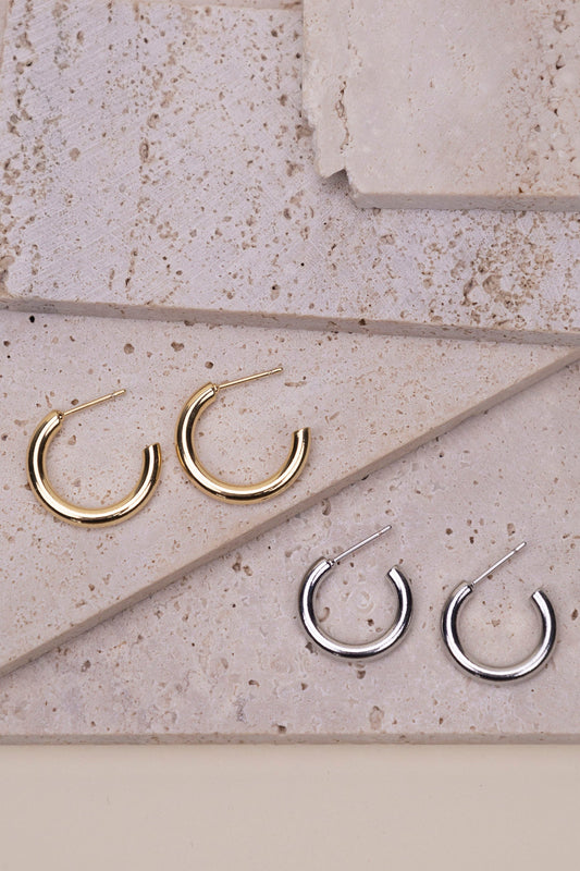 B.b Lila Hoopty Hoop Earrings