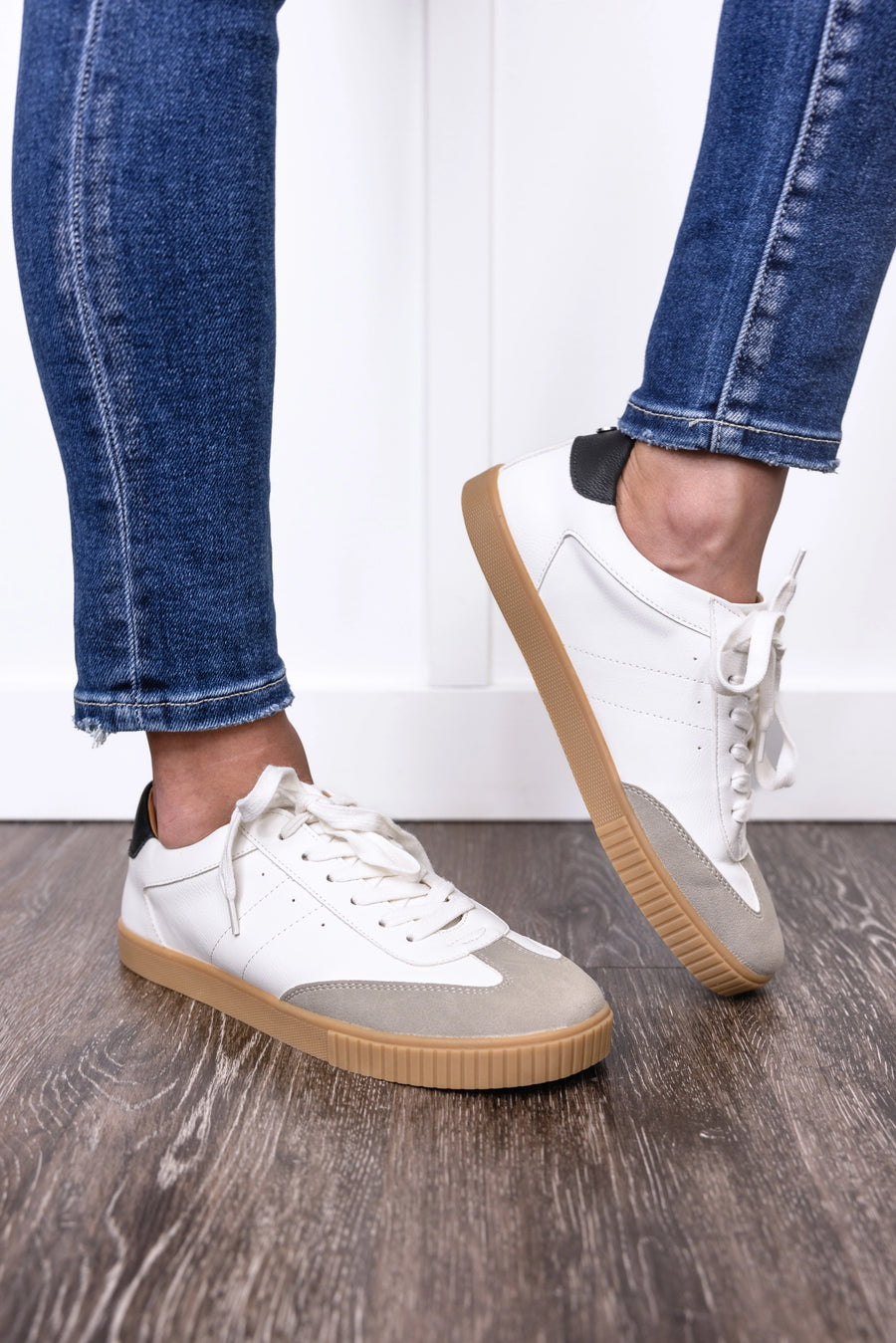 Yellow Box Dinia Faux Leather Vintage Sneaker