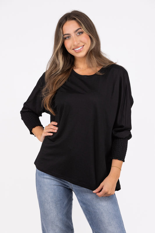Enjoy Something Simple Women's Long Sleeve Top