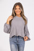 Cozy You Women's Lantern Sleeves Sweater