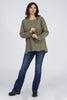 Joyful Moment Women's French Terry Long Sleeve Top *Final Sale*