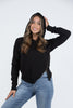 The Perfect One Women's Asymmetrical Side Zip Hoodie