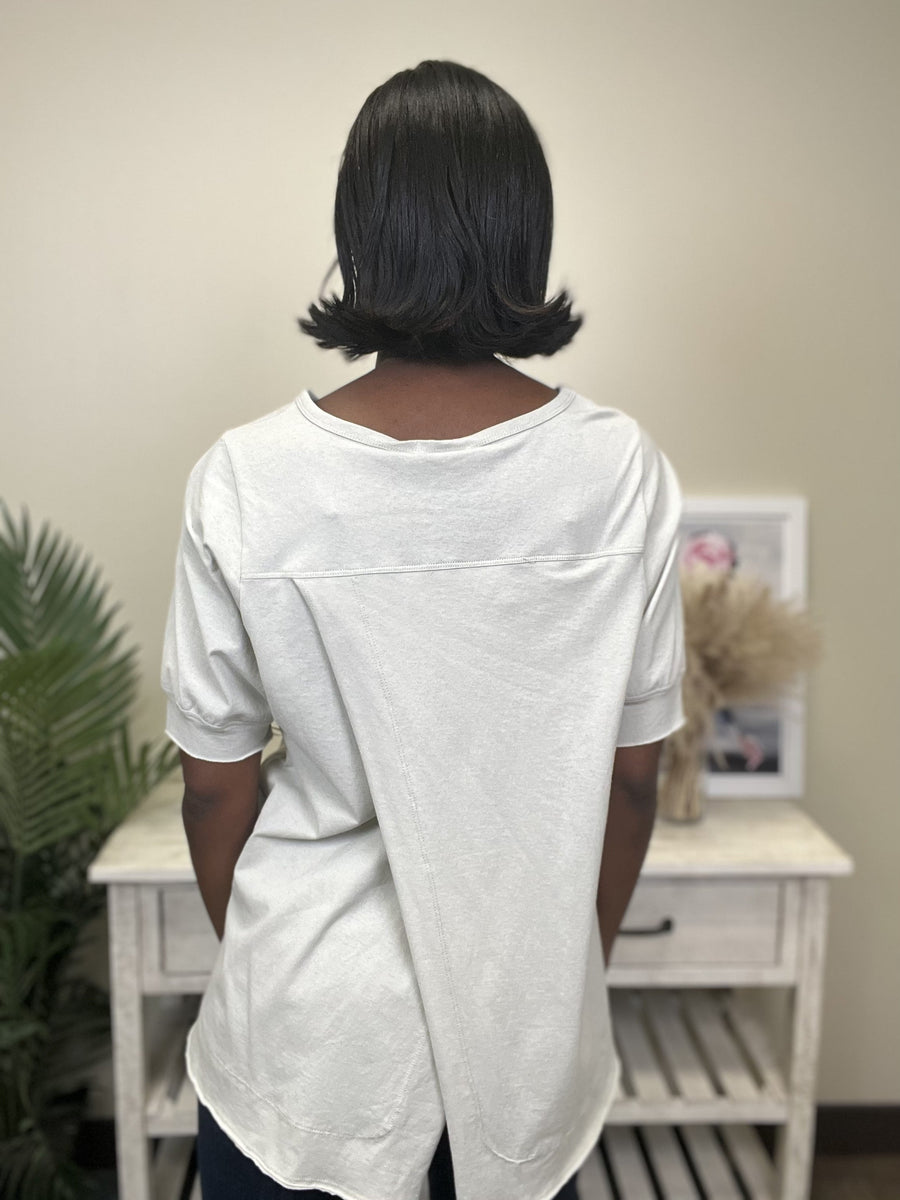 Walk Softly Women's Hi-Low Short Sleeve Top *Final Sale*