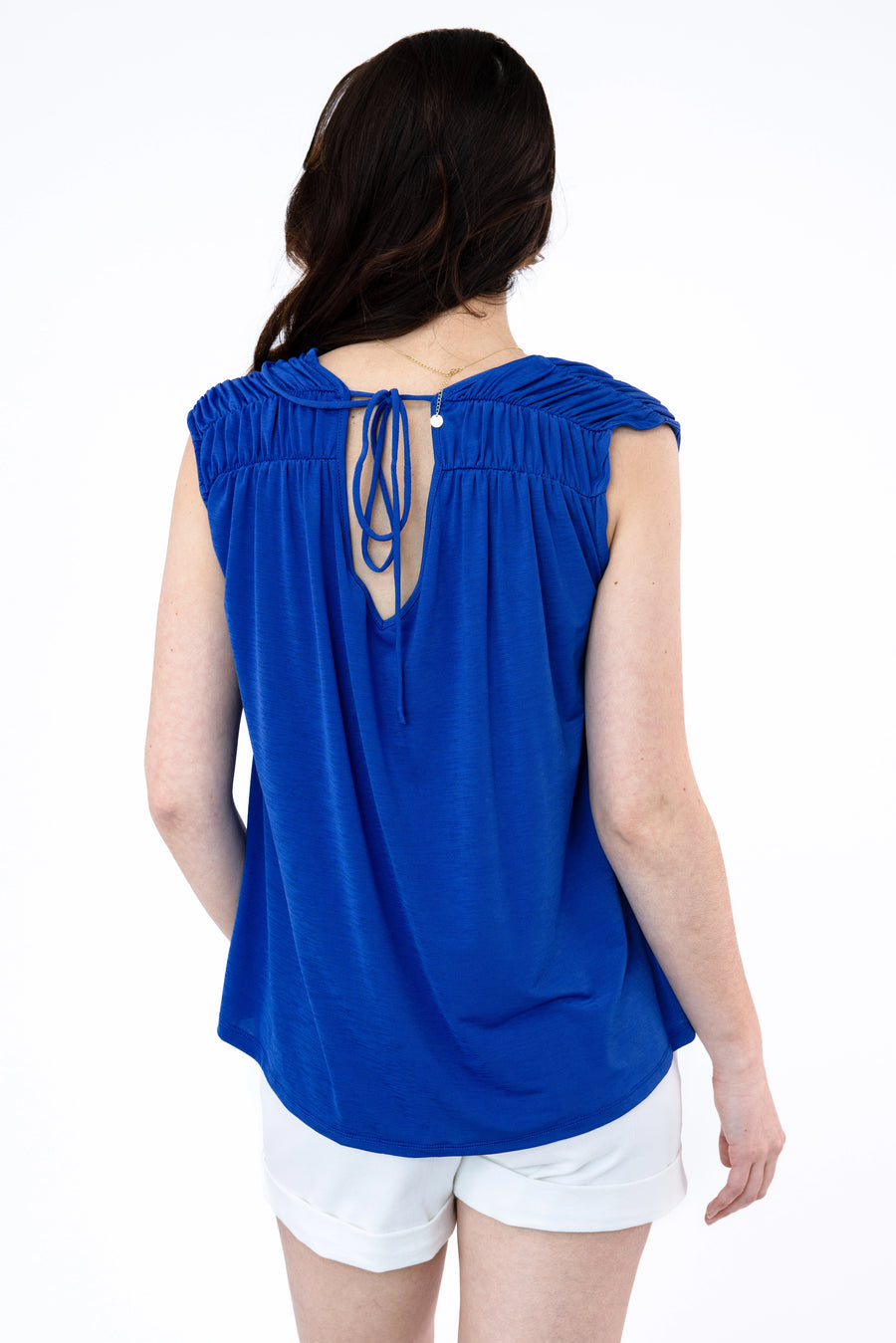 Women's V-Neckline Short Sleeve Top