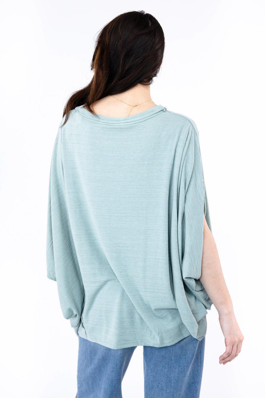 Oversized Hi-Lo Short Sleeve Top *Final Sale*
