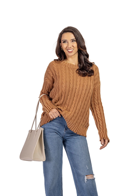 Women's Mineral Washed Sweater *Final Sale*