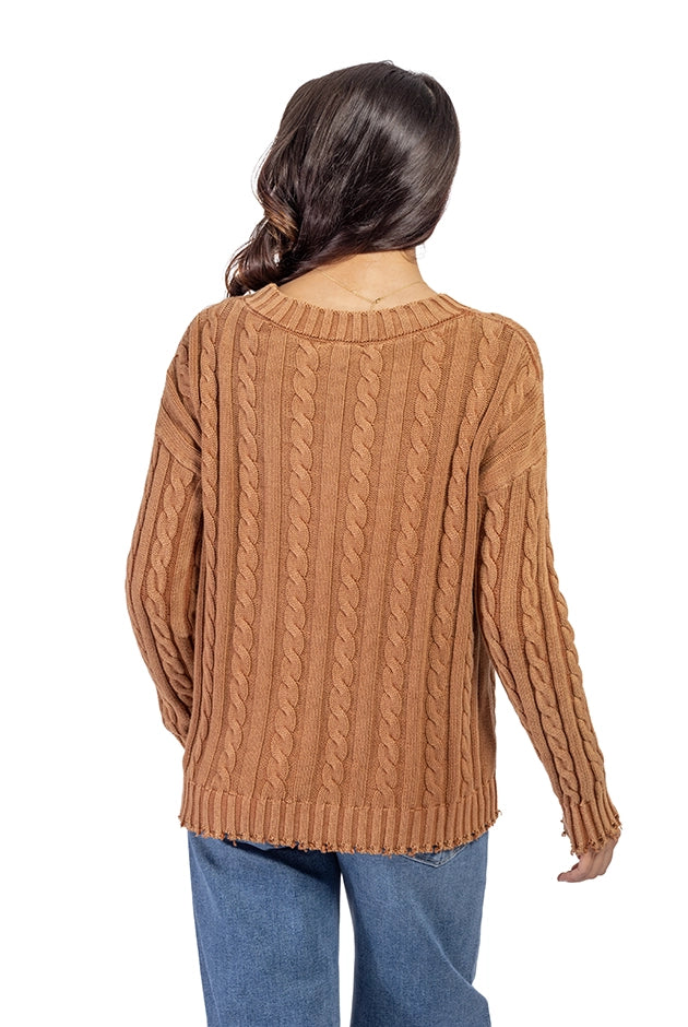 Women's Mineral Washed Sweater