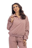 Women's Mock Neck Pullover Jacket