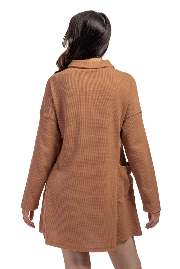 Women's Waffle Knit Mini Dress * Final Sale*