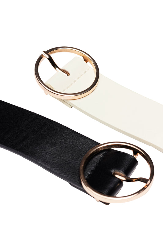 Women's Circle Buckle Belt