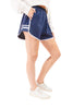 Women's Lightweight Striped Active Shorts - Navy/White