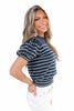 Women's Striped Knitted Top