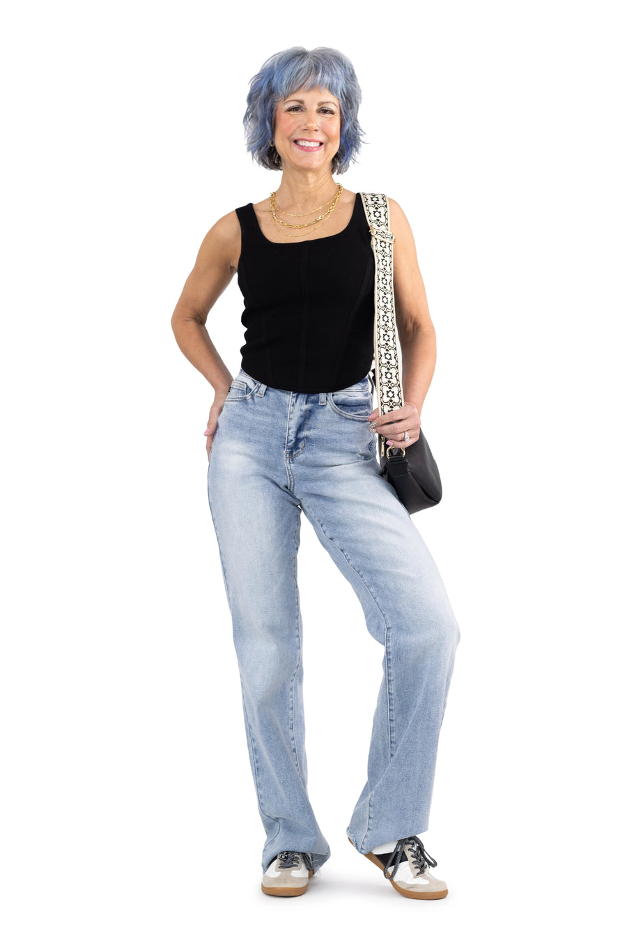 Women's Knitted Corset Tank Top