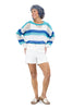 Women's Striped Knit Sweater