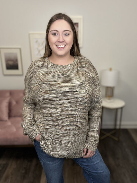 Sweetest Reason Women's Round Neck Knit Sweater *Final Sale* *Final Sale*