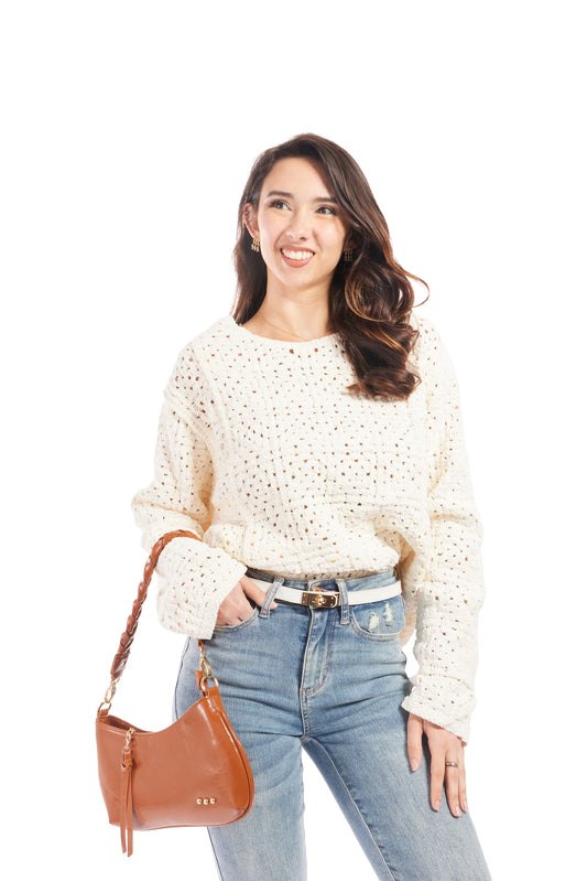 Women's Chunky Square Knit Sweater