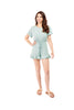 For Anything Women's Ruffled Short Sleeve Romper