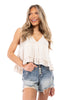Beach Party Women's Ruffle Hem Knit Tank Top