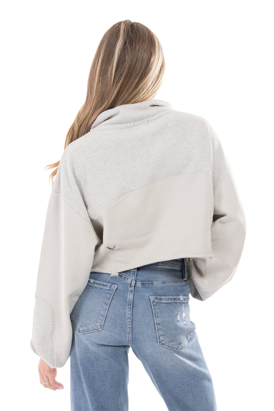 Connect With Yourself Women's Cropped Long Sleeve Top