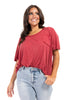 You Are The Change Women's Relaxed Fit Short Sleeve Top * Final Sale*
