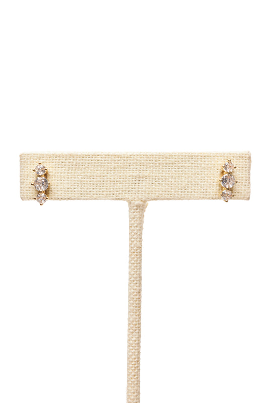 B.b. Lila These Three Have My Heart Stud Earrings