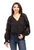It's Time Women's Semi Sheer Long Sleeve Bodysuit
