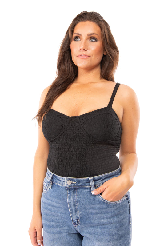 Bet You Women's Lightweight Knit Bodysuit *Final Sale*