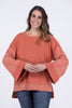With Me Women's Textured Knit Long Sleeve Top *Final Sale*