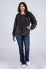 Merry Midnight Women's Vintage Wash Long Sleeve Sweater *Final Sale*
