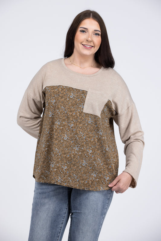 Hey There Women's Woven Long Sleeve Top