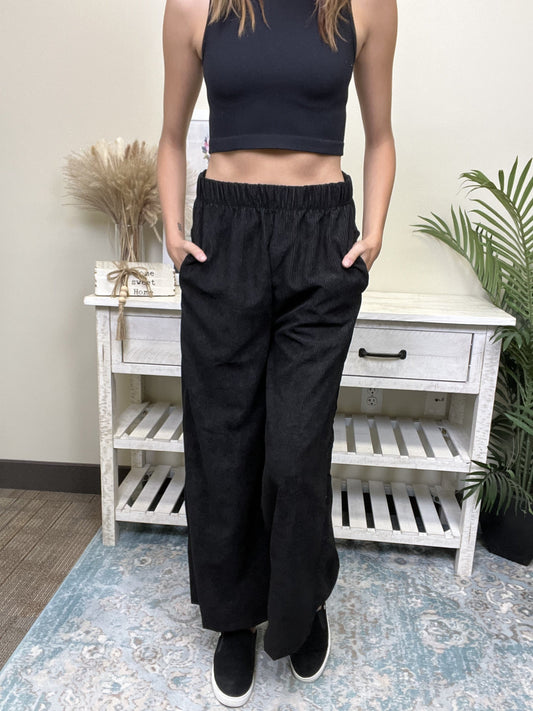 Keep Your Focus Women's Corduroy Wide Leg Pants *Final Sale*