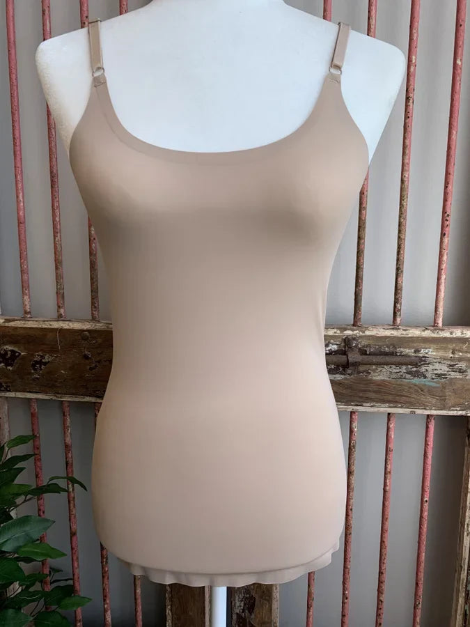 Figure Hugging Women's Adjustable Seamless Cami Tank Top *Final Sale*