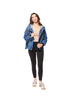 Risen Women's Oversized Raglan Sleeve Denim Jacket