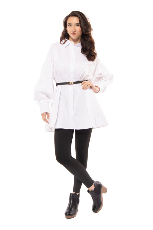 Manners Matter Women's Oversized Shirt Dress