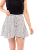 Dot To Dot Women's Feminine Removable Tie Belt Skort